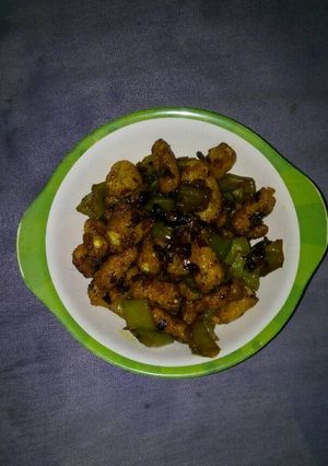 A picture of Crispy chilli baby corn.