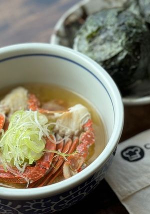A picture of Japanese Crab Miso Soup.