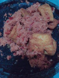 Foto resep Tahu Sambel kelapa