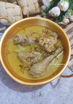 Foto resep Opor Ayam Lebaran (Ayam Kampung) Tips Empuk, Daging Tidak Hancur