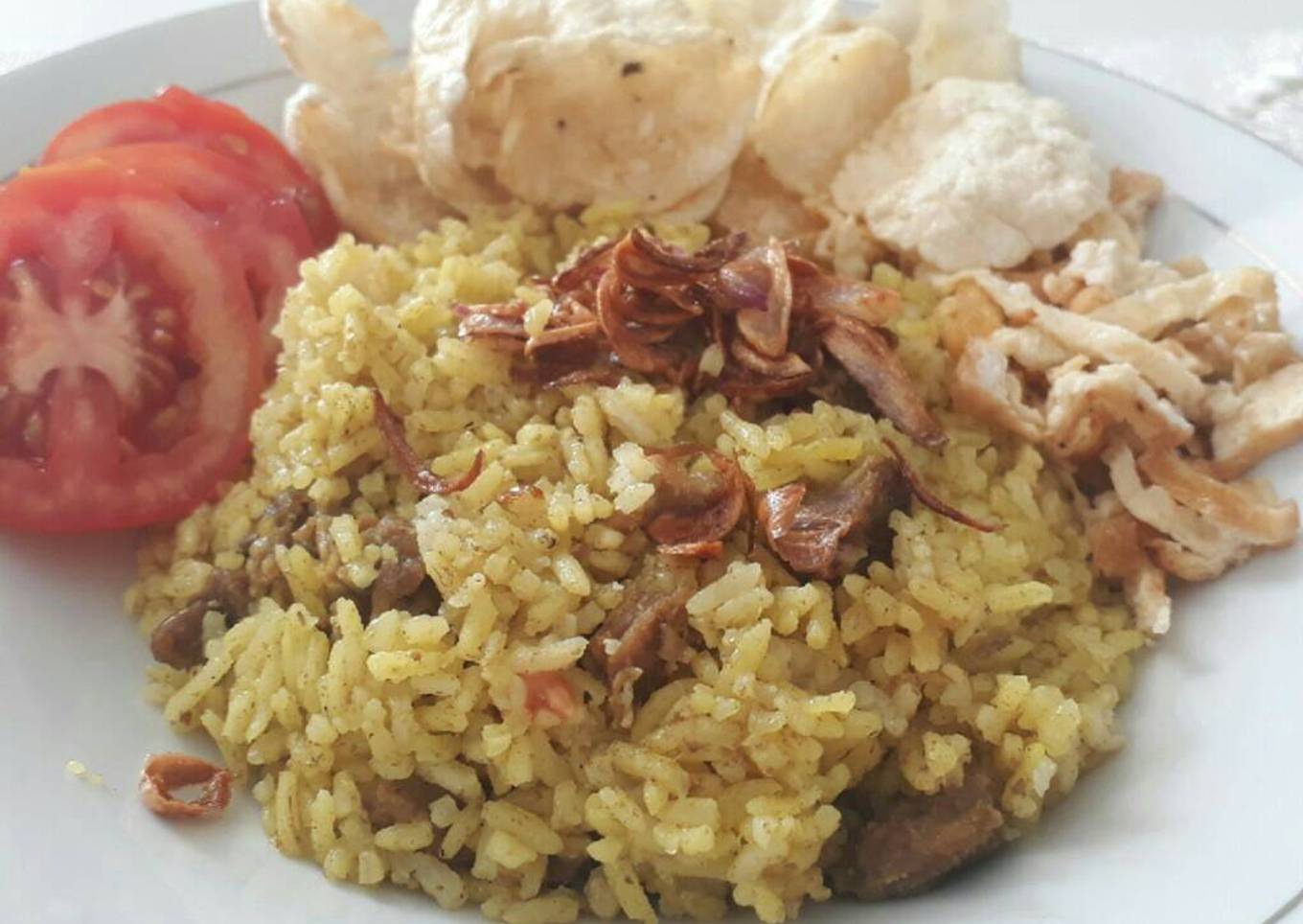 Nasi kebuli kambing
