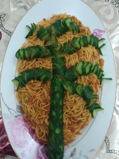 عکسی از دستور ماکارونی با گوشت چرخ کرده