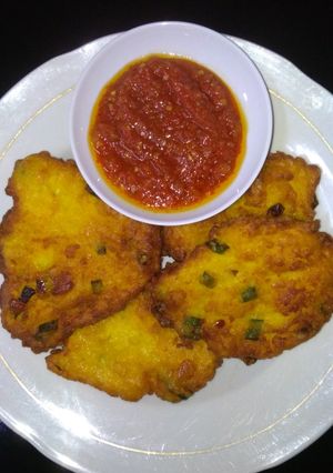 Foto resep Perkedel jagung parut sederhana