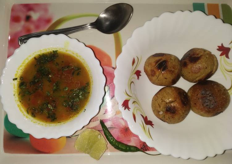 Recipe of Ultimate Cooker Daal baati