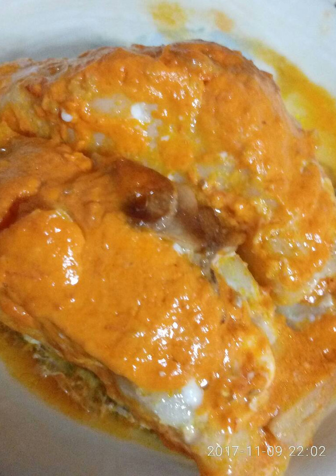Una foto de Bacalao con alioli de tomate