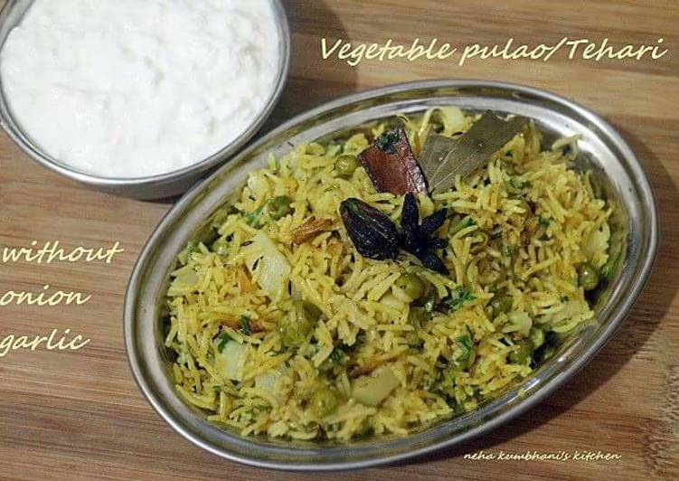 Aloo matar tehari