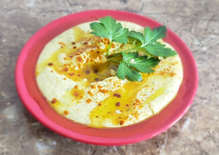 Hummus de perejil