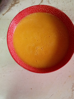Una foto de Crema de calabaza y zanahoria en freidora de aire