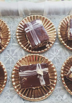 صورة لوصفة تحلية بالفلان والشوكولاتة 🍫🍫