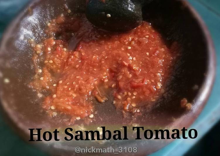 Cara Membuat Hot Sambal Tomato yang Nikmat