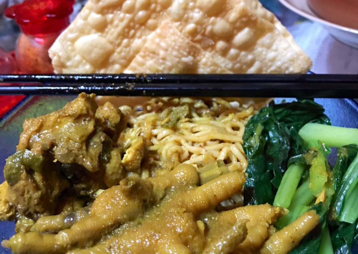 Mie ayam ceker