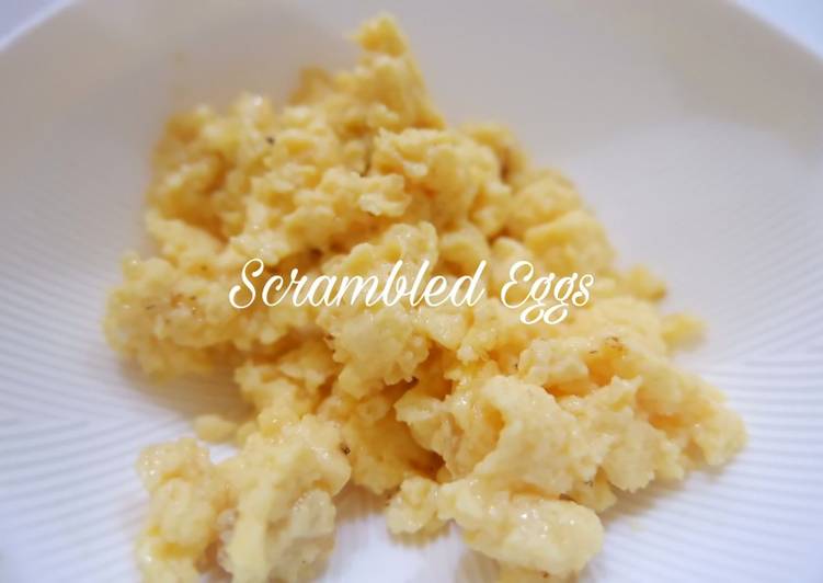 makanan Scrambled Eggs (MPASI 6+) yang bikin betah