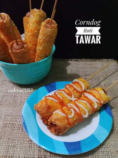 Foto resep Corndog Pakai Roti Tawar, Simple dan Enak