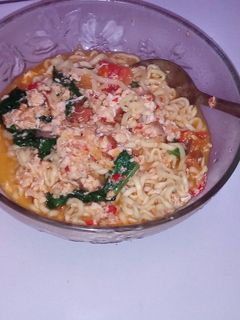 Foto resep Mie Tek Tek kuah Pedas