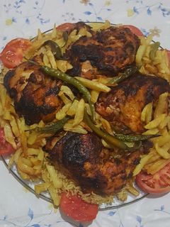 صورة لوصفة كبسة الدجاج