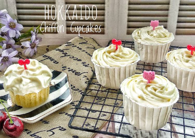 Hokkaido Chiffon Cupcakes