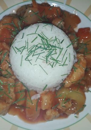 Kínai Édes-savanyú pulykamellel recept fotója
