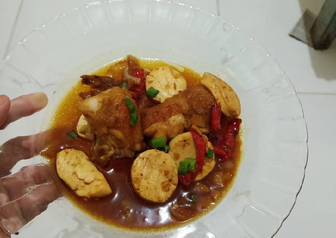 Ayam Tofu Masak Kecap