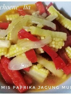 Foto resep Tumis Paprika Jagung Muda