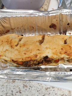 A picture of Vegetarian sausage roll. Air fryer.