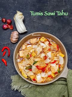Foto resep Tumis Sawi Tahu