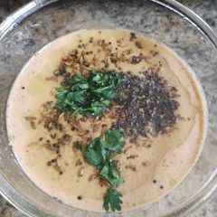 A picture of Peanuts wet chutney (khandeshi style).