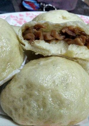 Foto resep Bakpao isi jamur dan sosis ayam