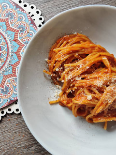 Spaghetti Arrabiata im Onepot-Style Rezepthauptbild