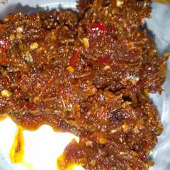 รูปของ Sambal teri angkringan