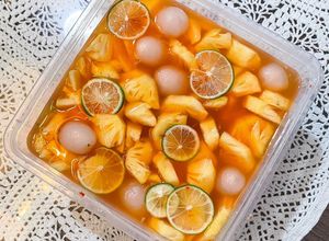 Foto resep Manisan Nanas dan Rambutan