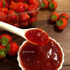 A picture of Homemade Strawberry Jam – Three Ingredients Fruit Jam.