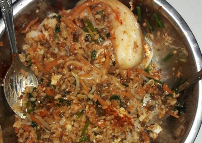 Resep Bibimbap Korea Ala Indonesia Oleh Dhiyya Cookpad