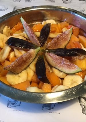 Une photo de Méli-mélo de fruits frais en salade