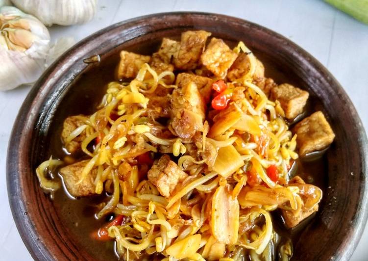 Tumis Tauge Kecap Rebon