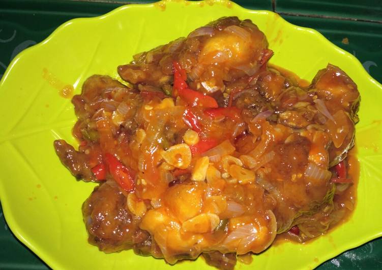 Resep Ayam Kampung saos Asam,manis,pedas, Sempurna