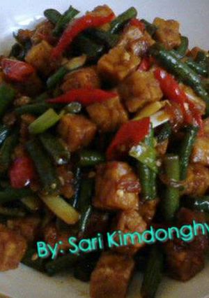 Foto resep Oseng Tempe Kacang Panjang