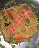 Vegetable Vermicelli Pulav/ Vegetable Shavige Bath