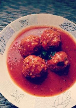 Paradicsomos húsgombóc recept fotója