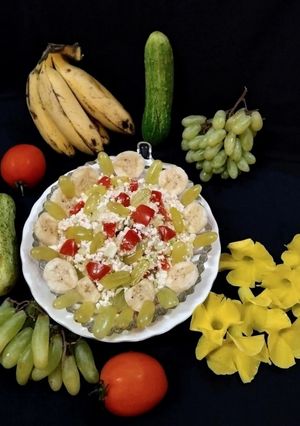 A picture of Grapes and Paneer Salad.