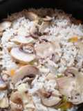 Arroz con champiñones 2 personas