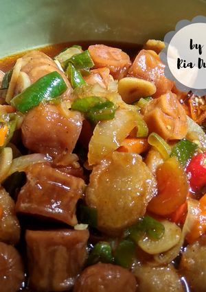 Foto resep Sosis Bakso Asam Pedas Manis