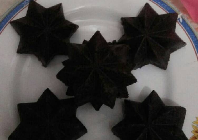 Brownis kukus ketan hitam