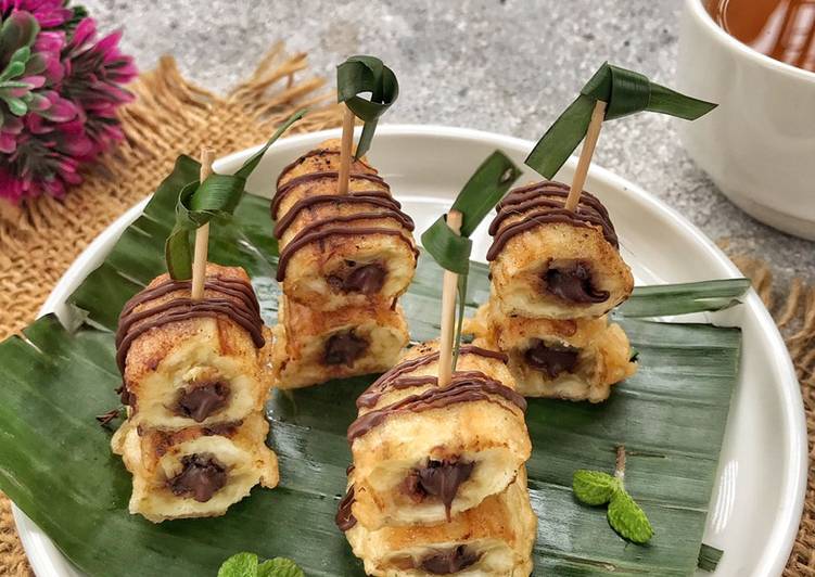 Pisang Goreng Isi Coklat