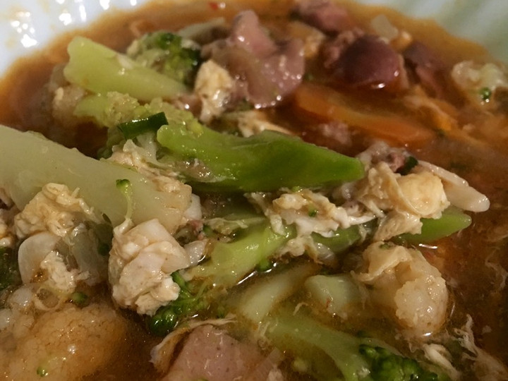 Resep M. PAK LAY 🥦🥩 part 2 😁  (Brokoli, bakso sapi) yang Enak