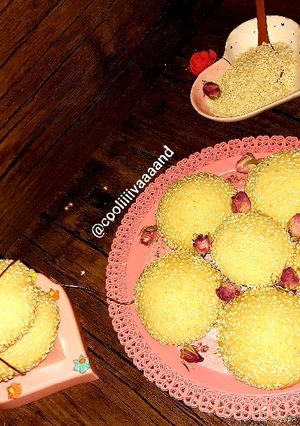 عکسی از دستور کلوچه کنجدی