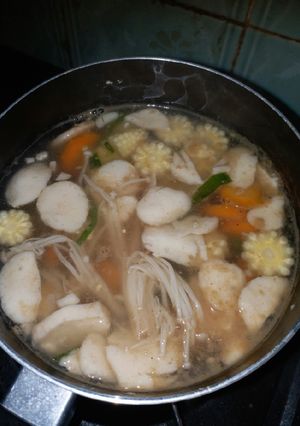 Foto resep 10. Cap cay bakso sosis sayuran