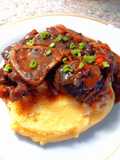 Polenta con osobuco al vino