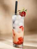 Strawberry Yakult Mocktail