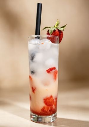 Foto resep Strawberry Yakult Mocktail