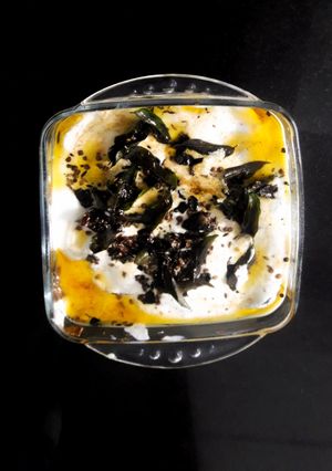 A picture of Dahi baingan.
